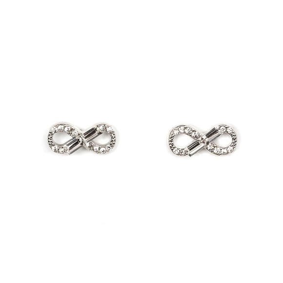 Infinity Silver Earrings